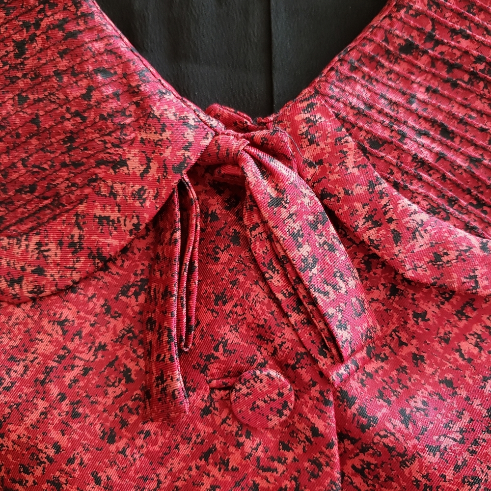 Vintage 1950s Cropped Silk Jacket